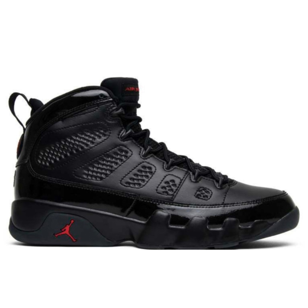 Air Jordan 9 Retro BG Bred black and red sneakers UNISEX